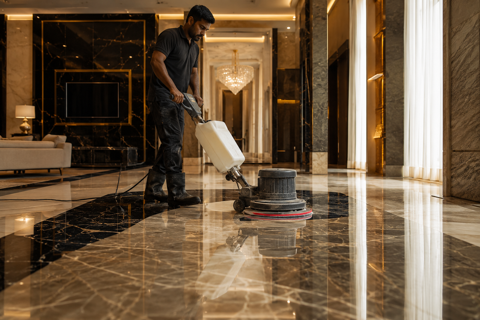 Premium Marble Polishing